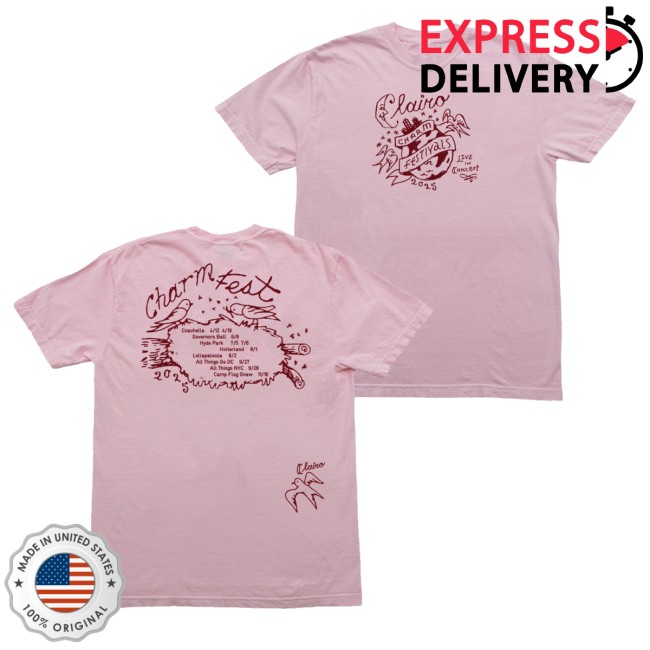 kenny Clairo Merch Charm Fest Tee Blossom0 kenny Clairo Merch Charm Fest Tee Blossom0