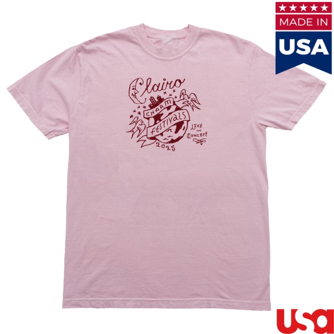 kenny Clairo Merch Charm Fest Tee Blossom1 kenny Clairo Merch Charm Fest Tee Blossom1