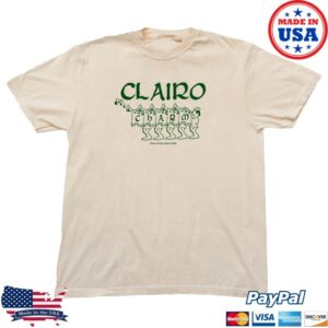 kenny Clairo Merch Charm Trumpet Fest Tee Ivory