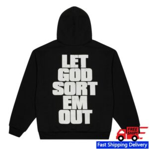 kenny Clipse Merch Store Kaws X Clipse Let God Sort Em Out Shield Hoodie kenny Clipse Merch Store Kaws X Clipse Let God Sort Em Out Shield Hoodie