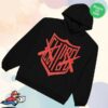 kenny Clipse Merch Store Kaws X Clipse Shield Hoodie Black Reds