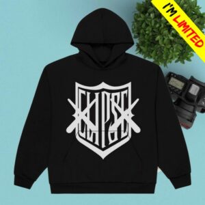 kenny Clipse Merch Store Kaws X Clipse Shield Hoodie Black White