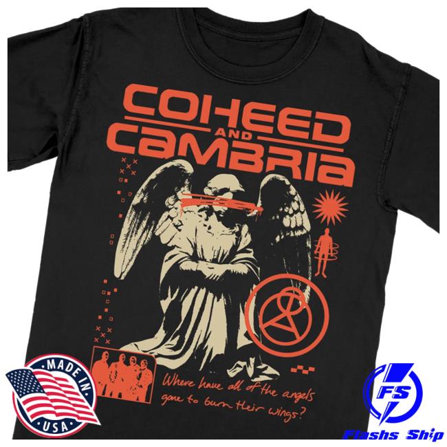 kenny Coheed And Cambria Merch Shop Store Angels Gone Shirte kenny Coheed And Cambria Merch Shop Store Angels Gone Shirte