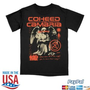 kenny Coheed And Cambria Merch Store Angels Gone Shirt