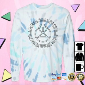 kenny Coheed And Cambria Merch Tie Dye Vaxis Badge Long Sleeve T Shirt