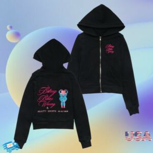 kenny Complex Merch Store Bstroy BKini Wax Women'S Zip Hoodie Black1
