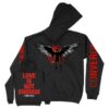 kenny Converge Store Merch Love Is Not Enough Dark Angel Pullover Hoodie Black