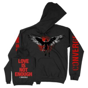 kenny Converge Store Merch Love Is Not Enough Dark Angel Pullover Hoodie Black