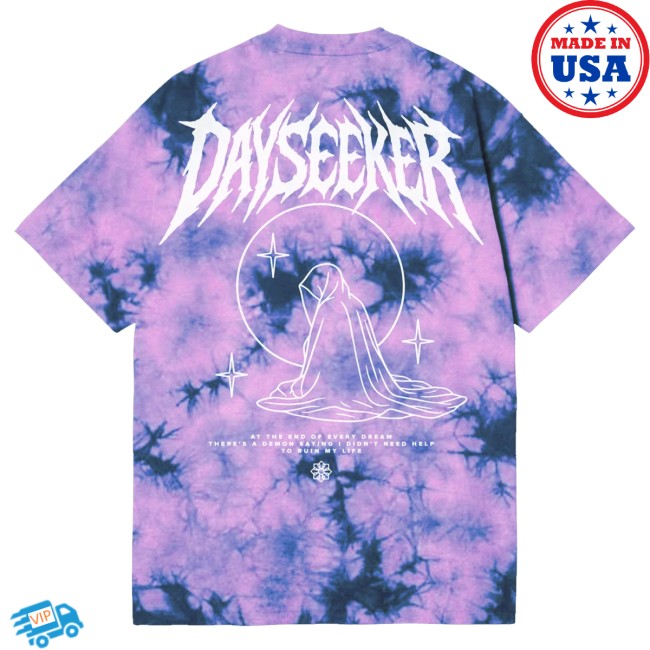 kenny Dayseeker Merch Pink Moon Dye Tee kenny Dayseeker Merch Pink Moon Dye Tee