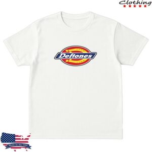 kenny Deftones Merch Deftones X Dickies White Shirt