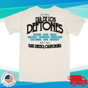kenny Deftones Merch Dove Line Up Shirt