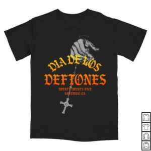 kenny Deftones Merch Ombre Rosary Shirt