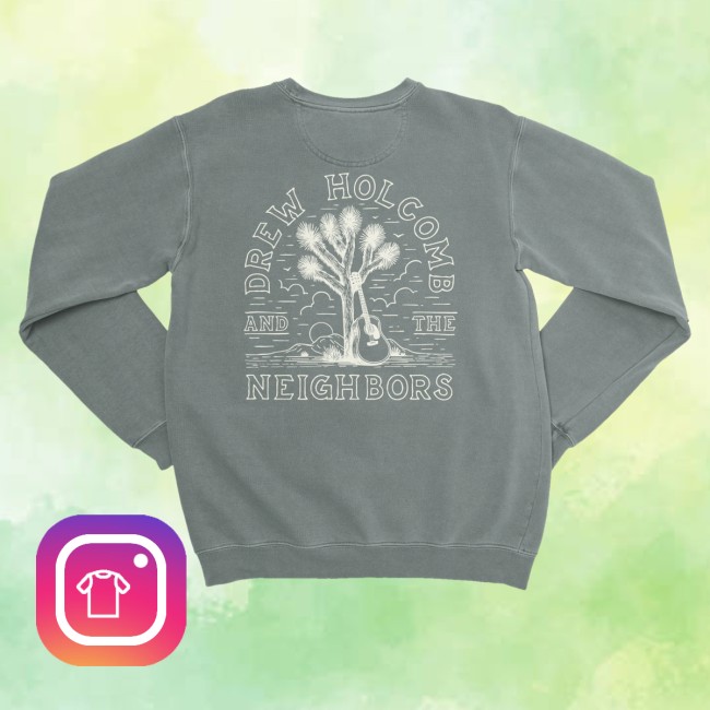 kenny Drew Holcomb The Neighbors Merch Crewneck Joshua Tree1 kenny Drew Holcomb The Neighbors Merch Crewneck Joshua Tree1