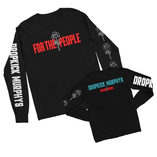 kenny Dropkick Murphys Merch For The People Long Sleeve Black1 kenny Dropkick Murphys Merch For The People Long Sleeve Black1