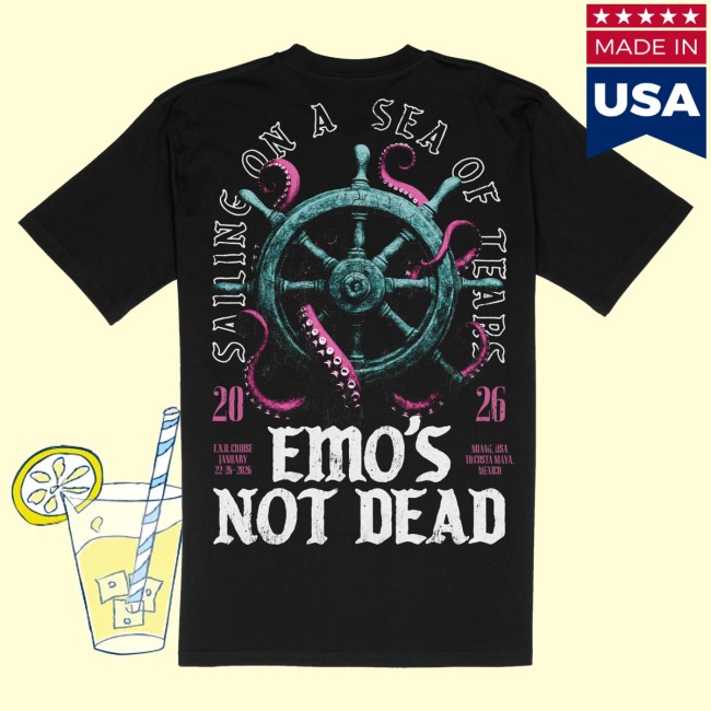 kenny Emos Not Dead Merch Sea Of Tears 26 Tee kenny Emos Not Dead Merch Sea Of Tears 26 Tee