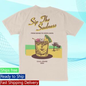 kenny Emos Not Dead Merch Sip The Sadness Tee0