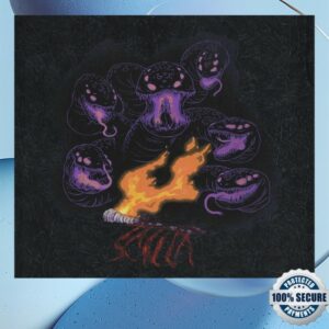 kenny Epic Musical Merch Store Scylla Shirt Mineral Black