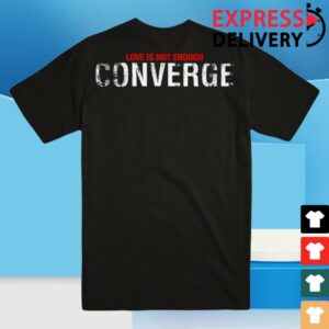 kenny Evil Greed Merch Converge Love Is Not Enough Black Shirt1