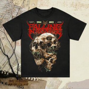 kenny Falling In Reverse Merch Triple Skull Tee