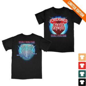 kenny Foreigner Merch Foreigner X Lynyrd Skynyrd Event Tee0