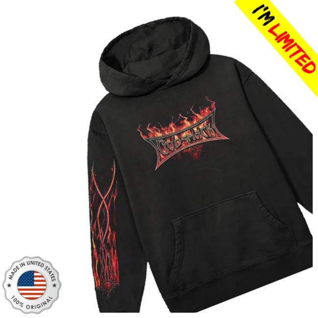 kenny Godsmack Merch Flame Logo Hoodiea kenny Godsmack Merch Flame Logo Hoodiea