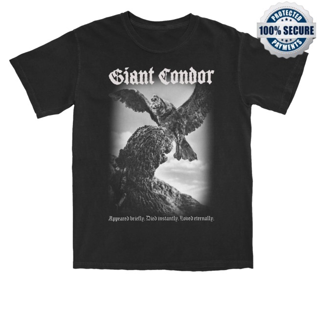 kenny Godzilla Merch Store Giant Condor Black Shirt kenny Godzilla Merch Store Giant Condor Black Shirt