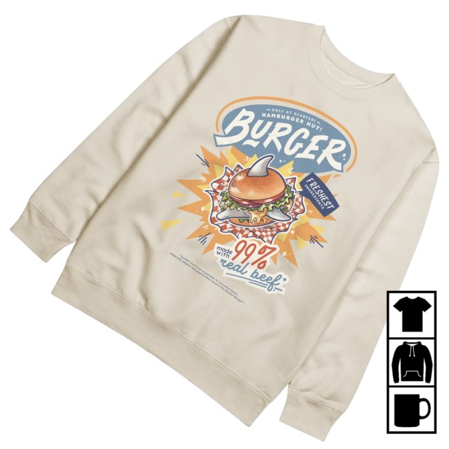 kenny Good Times With Scar Merch Scarfari Burger Crewneck0 kenny Good Times With Scar Merch Scarfari Burger Crewneck0