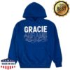 kenny Gracie Abrams Merch Gracie Abrams Letter Repeat Navy Unisex Hoodie