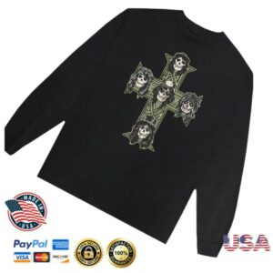 kenny Guns N Roses Merch Store Cross Thermal Long Sleeve Shirts