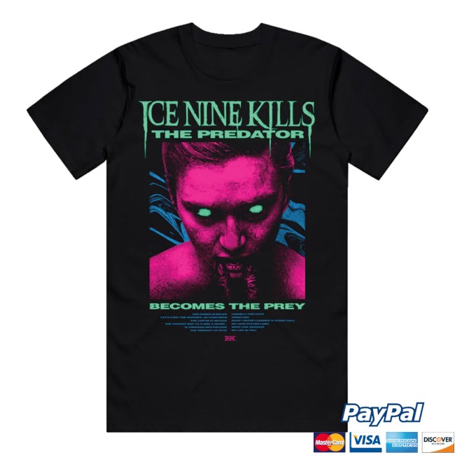 kenny Ice Nine Kills Merch Store The Predator Shirt kenny Ice Nine Kills Merch Store The Predator Shirt