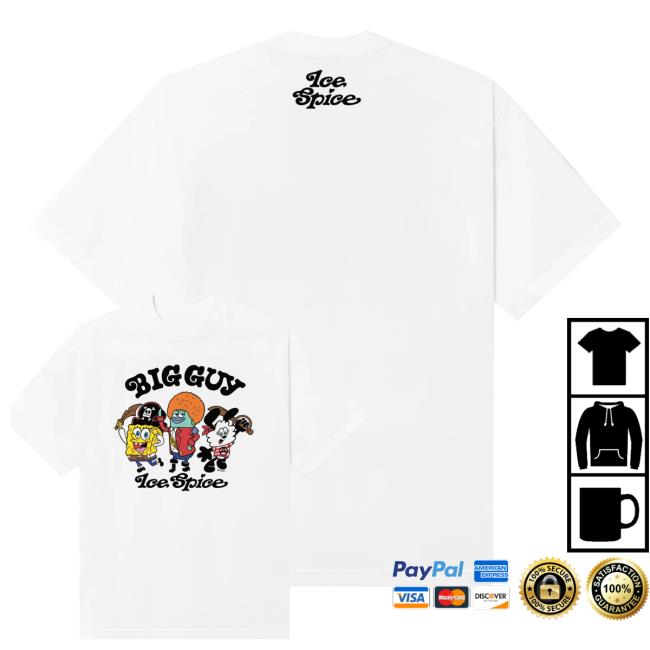 kenny Ice Spice Music Store Merch Shop Verdy X Ice Spice Big Guy Character Shirt kenny Ice Spice Music Store Merch Shop Verdy X Ice Spice Big Guy Character Shirt