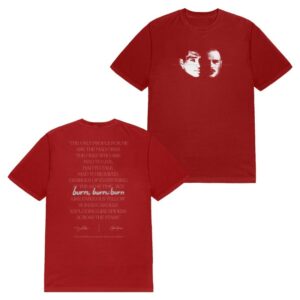 kenny Jack Kerouac Merch The Burn Burn Burn Red Tee0 kenny Jack Kerouac Merch The Burn Burn Burn Red Tee0
