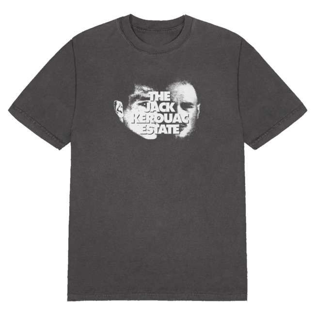 kenny Jack Kerouac Merch The Kerouac Estate Vintage Charcoal Tee1 kenny Jack Kerouac Merch The Kerouac Estate Vintage Charcoal Tee1