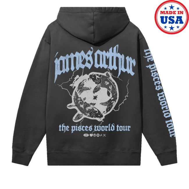 kenny James Arthur Merch Store The Pisces World Tour Hoodies kenny James Arthur Merch Store The Pisces World Tour Hoodies