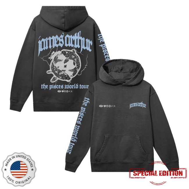 kenny James Arthur Merch Store The Pisces World Tour Hoodiess kenny James Arthur Merch Store The Pisces World Tour Hoodiess