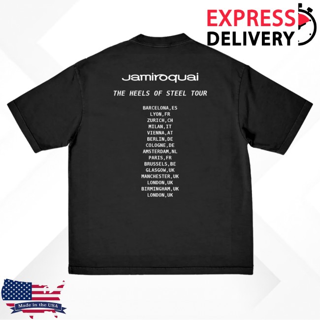 kenny Jamiroquai Merch Heels Of Steel Buffalo Man Tour Shirt1 kenny Jamiroquai Merch Heels Of Steel Buffalo Man Tour Shirt1