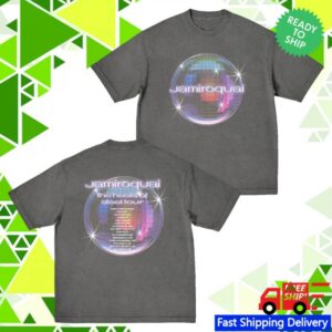 kenny Jamiroquai Merch Heels Of Steel Disco Ball Shirt0