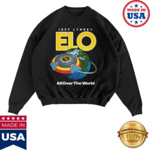 kenny Jeff Lynnes Elo Store Merch All Over The World Crewneck