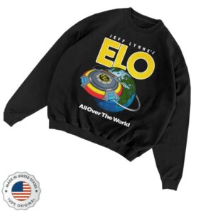 kenny Jeff Lynnes Elo Store Merch All Over The World Crewnecks