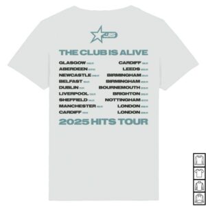 kenny Jls Merch Store Jls Star Logo Dateback White Tee