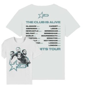 kenny Jls Official Merch Shop Jls Star Logo Dateback White Shirt