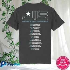 kenny Jls Store Merch Jls Stage Photo Dateback Charcoal Tee kenny Jls Store Merch Jls Stage Photo Dateback Charcoal Tee