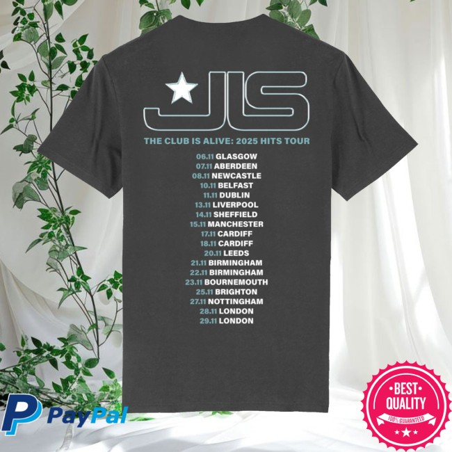 kenny Jls Store Merch Jls Stage Photo Dateback Charcoal Tee kenny Jls Store Merch Jls Stage Photo Dateback Charcoal Tee