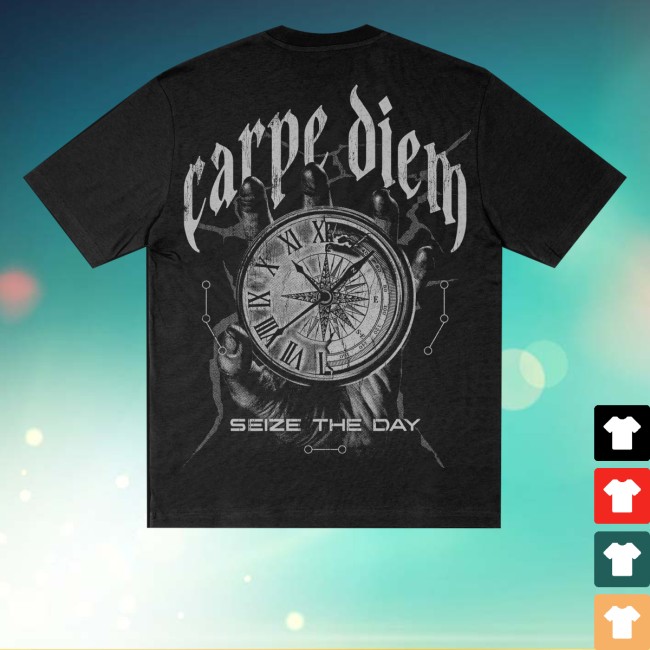 kenny Joe Bartolozzi Merch Store Seize The Day Black Shirt kenny Joe Bartolozzi Merch Store Seize The Day Black Shirt