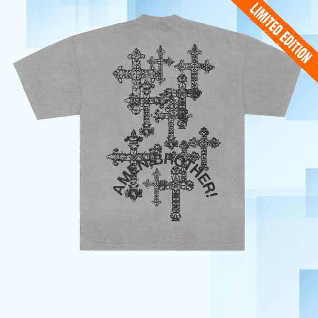 kenny Jpegmafia Merch Store Amen Brother Tee Gray kenny Jpegmafia Merch Store Amen Brother Tee Gray