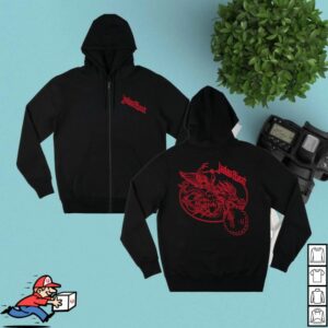 kenny Judas Priest Store Merch Painkiller Linear Zip Up Hoodiess