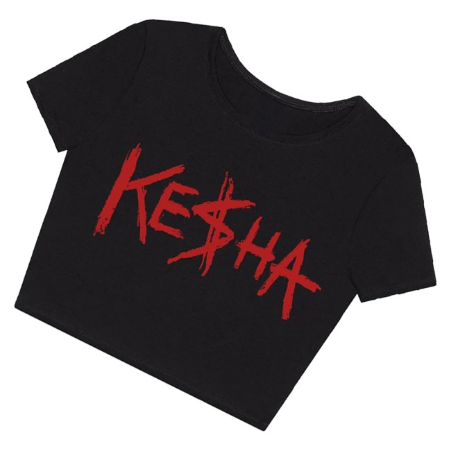 kenny Kesha Store Merch Logo Crop Top0 kenny Kesha Store Merch Logo Crop Top0