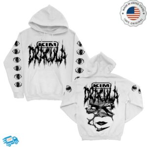 kenny Kim Dracula Store Eye Pullover Hoodie White