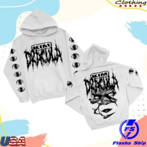 kenny Kim Dracula Store Eye Pullover Hoodie White1