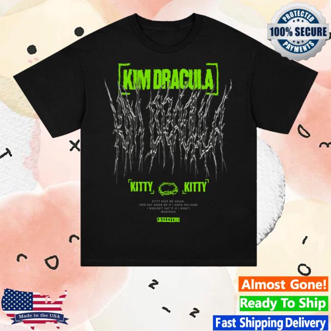 kenny Kim Dracula Store Kitty Kitty Shirt kenny Kim Dracula Store Kitty Kitty Shirt